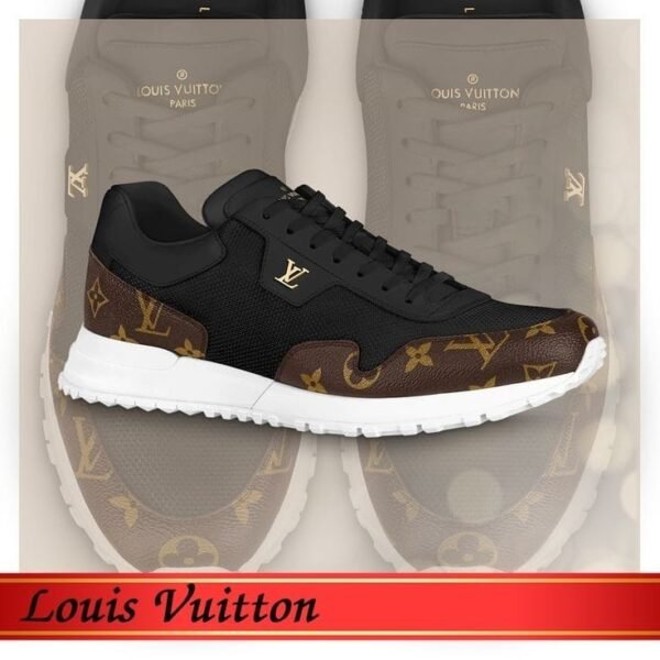 First Copy Shoes Louis Vuitton LV Runaway Monogram Brown Black