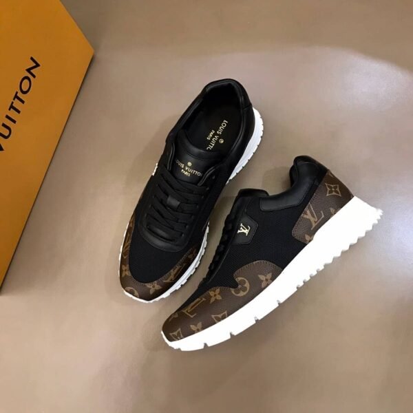 First Copy Shoes Louis Vuitton LV Runaway Monogram Brown Black