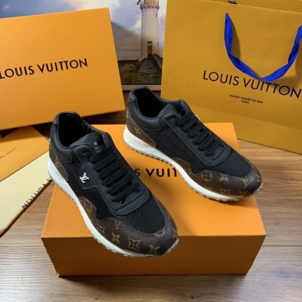 First Copy Shoes Louis Vuitton LV Runaway Monogram Brown Black