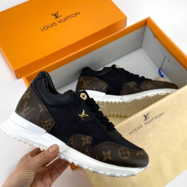 First Copy Shoes Louis Vuitton LV Runaway Monogram Brown Black