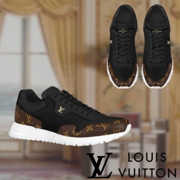 First Copy Shoes Louis Vuitton LV Runaway Monogram Brown Black