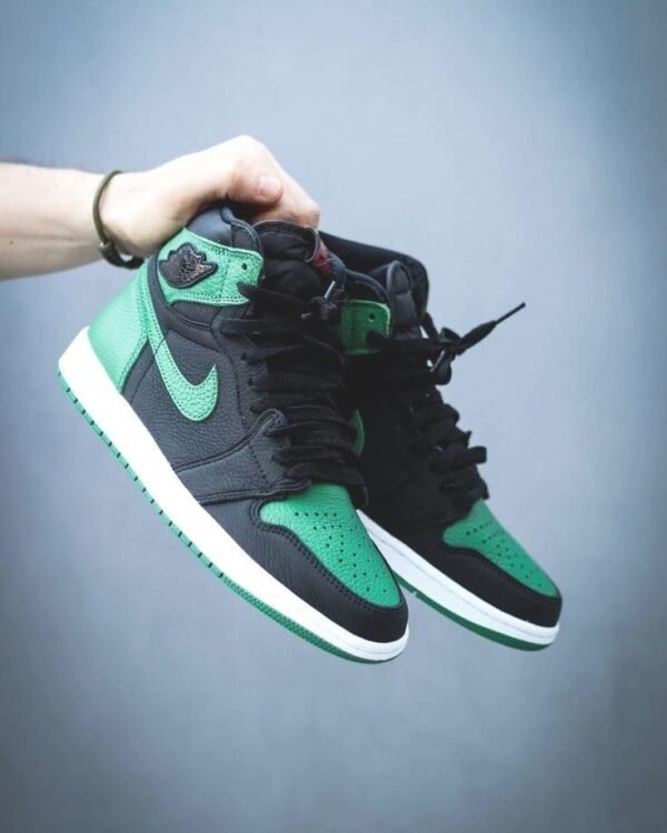 First Copy Shoes Nike Air Jordan Retro 1 High Pine Green Black