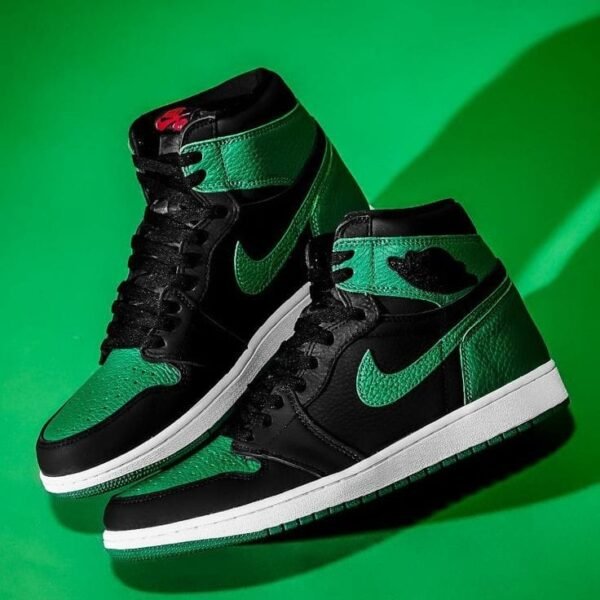 First Copy Shoes Nike Air Jordan Retro 1 High Pine Green Black