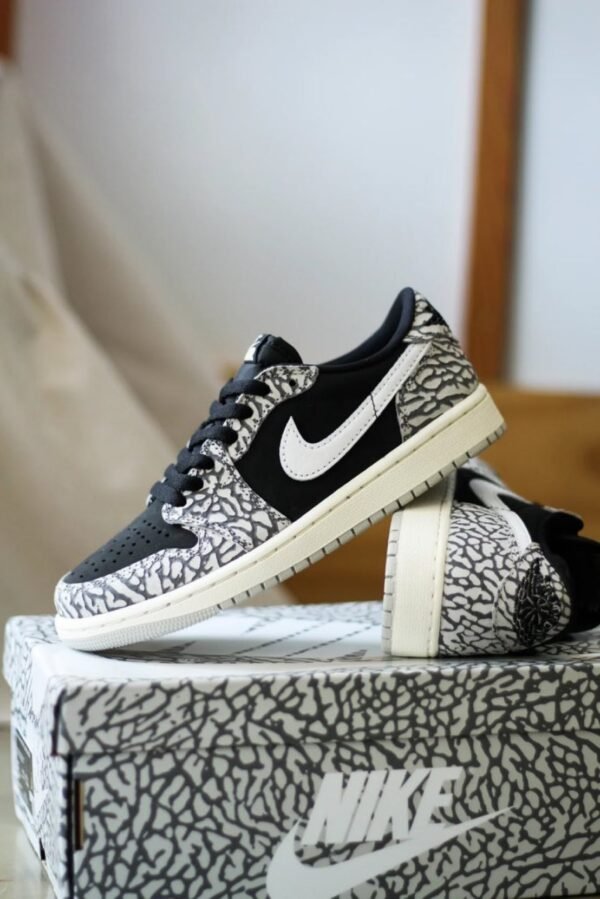 First Copy Shoes Nike Air Jordan Retro 1 Low Elephant Print