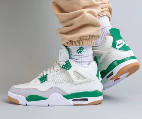 First Copy Shoes Nike Air Jordan Retro 4 Pine Green