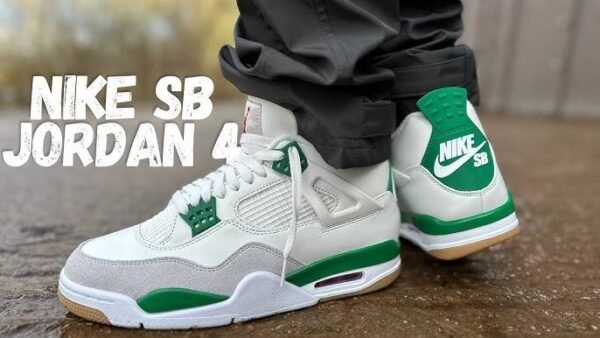 First Copy Shoes Nike Air Jordan Retro 4 Pine Green