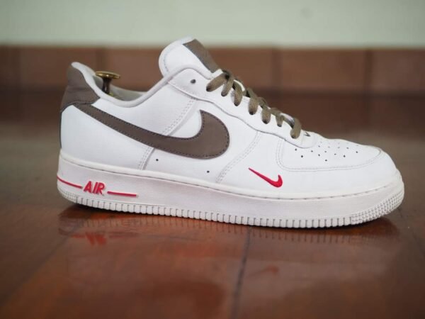 First Copy Shoes Nike Airforce 1 Mini Red Swoosh