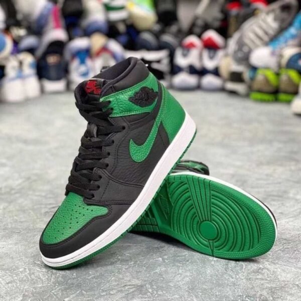 First Copy Shoes Nike Air Jordan Retro 1 High Pine Green Black