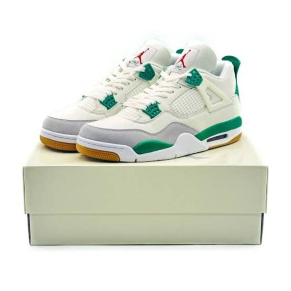 First Copy Shoes Nike Air Jordan Retro 4 Pine Green