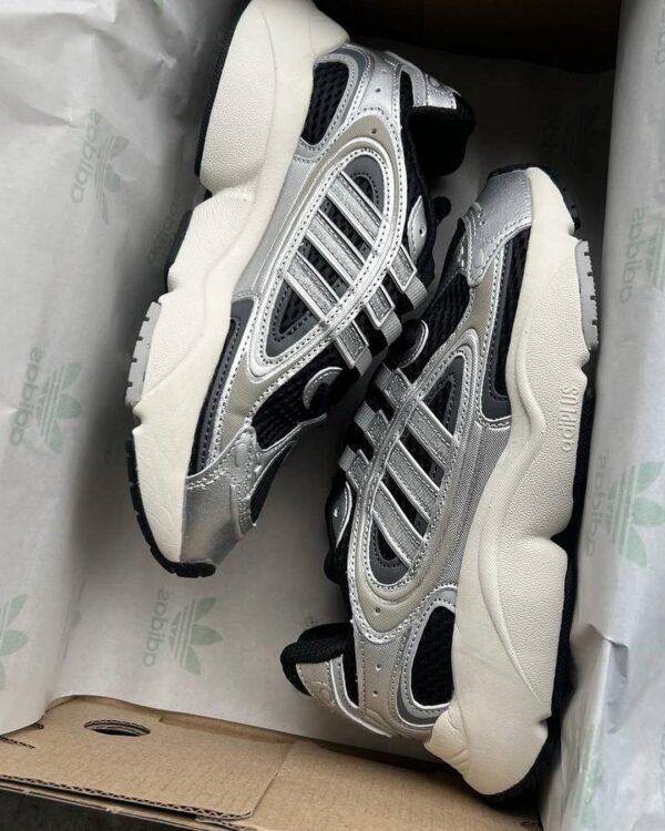 First Copy Shoes Adidas Ozmillen Silver Black