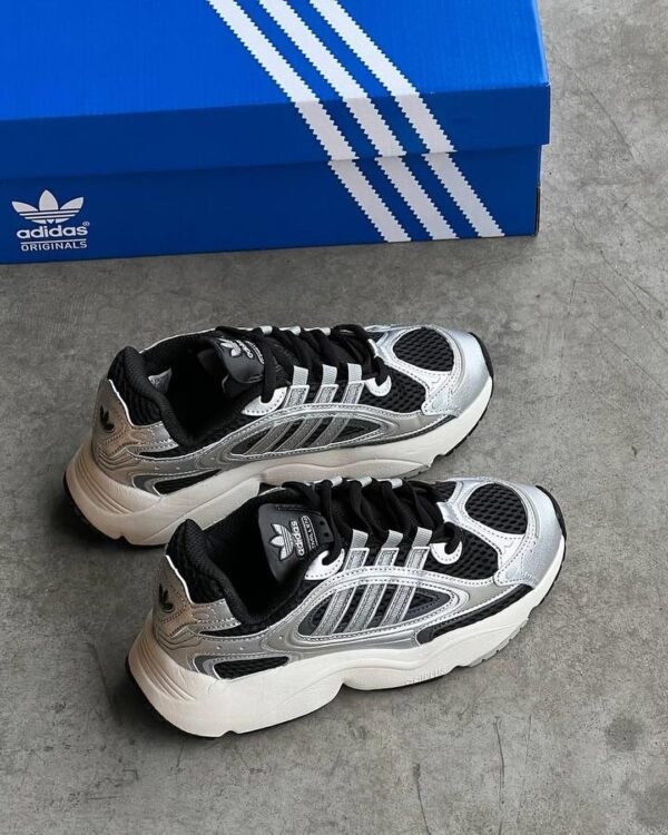 First Copy Shoes Adidas Ozmillen Silver Black