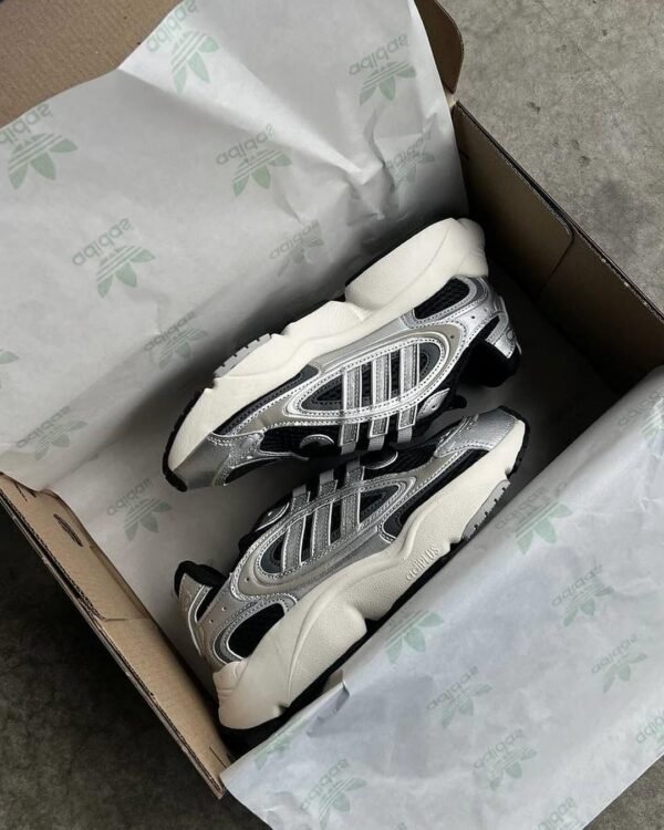 First Copy Shoes Adidas Ozmillen Silver Black