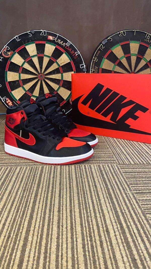 First Copy Shoes Nike Air Jordan Retro 1 High Satin Bred Semi UA