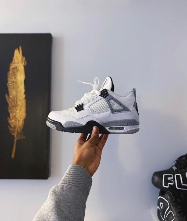 First Copy Shoes Nike Air Jordan Retro 4 White Cement