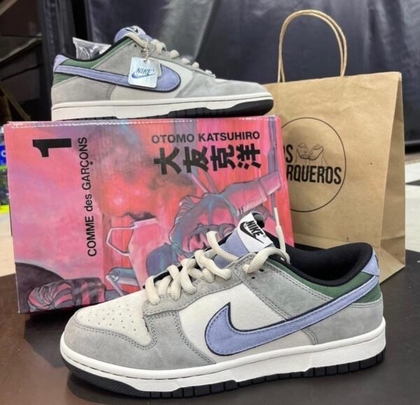 First Copy Shoes Otomo Katsuhiro x Nike SB Dunk Low Grey Blue