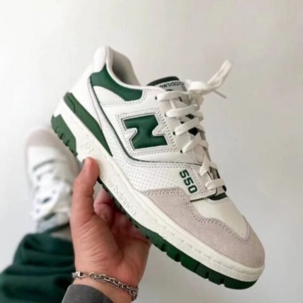 First Copy Shoes New Balance 550 White Green