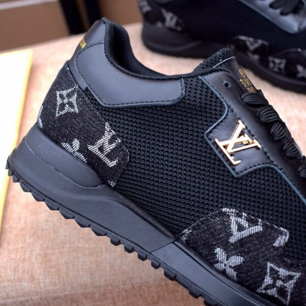 First Copy Shoes Louis Vuitton LV Runaway Monogram Denim Black