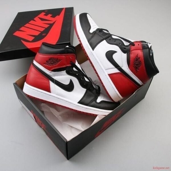 First Copy Shoes Nike Air Jordan Retro 1 Black Toe