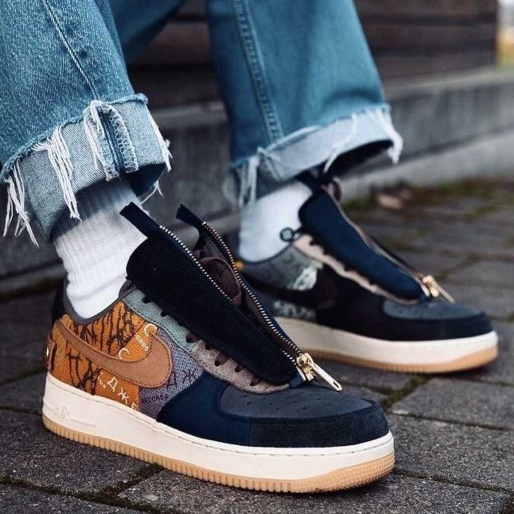First Copy Shoes Nike Travis Scott Cactus Jack x Airforce 1 Low
