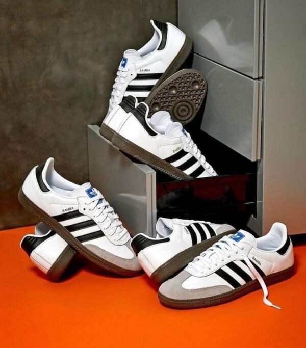 First Copy Shoes Adidas Samba White To Black