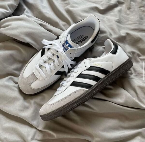 First Copy Shoes Adidas Samba White To Black