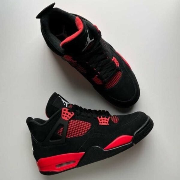 First Copy Shoes Air Jordan Retro 4 Red Thunder