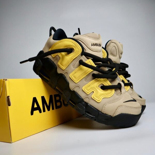 First Copy Shoes Ambush x Nike Air More Uptempo Limestone