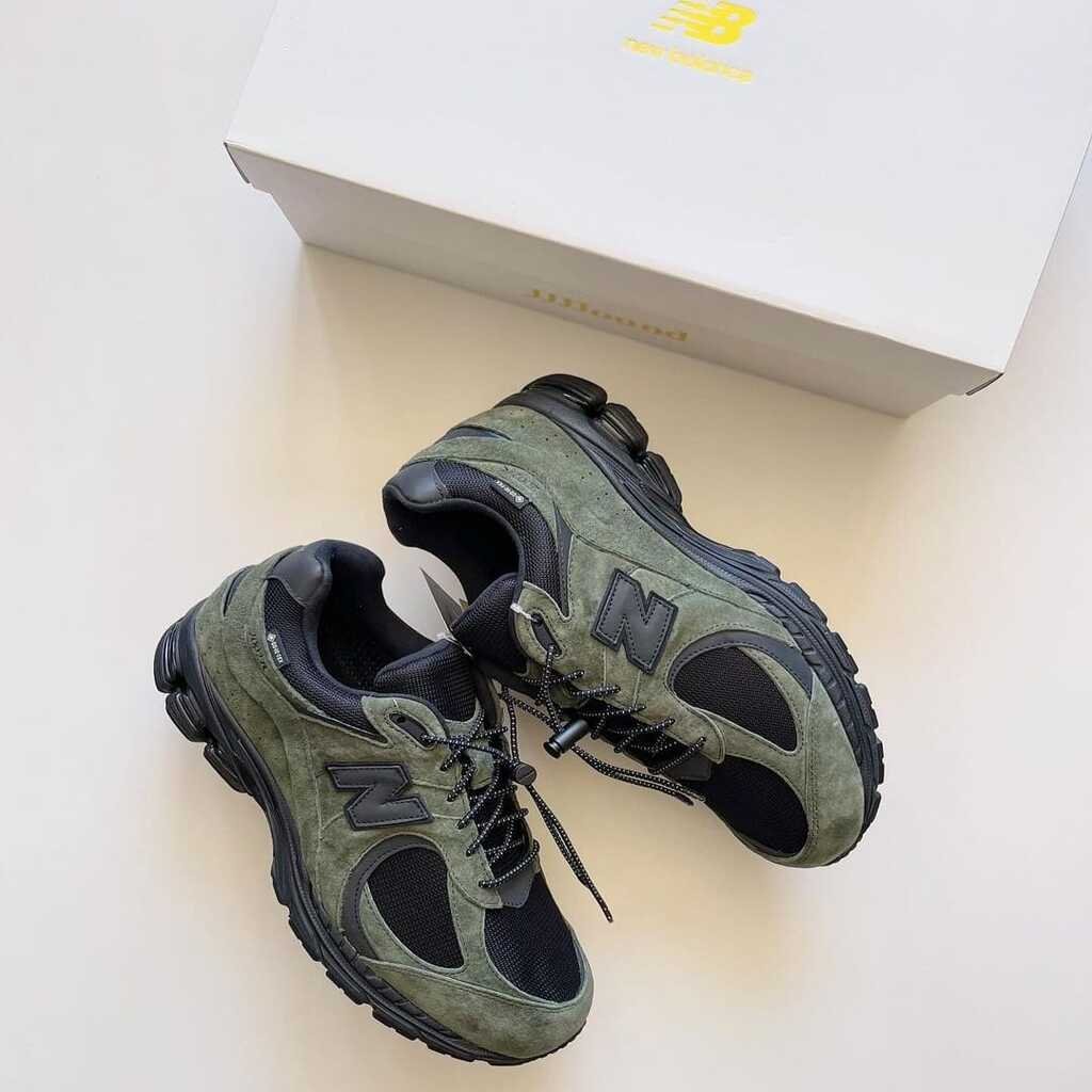 JJJound X New Balance 2002R Gore Tex Green First Copy Shoes