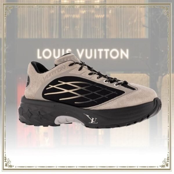 First Copy Shoes Louis Vuitton LV Discovery Lace Up Brown