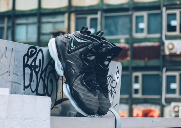 First Copy Shoes Nike Lebron 19 Black Aqua