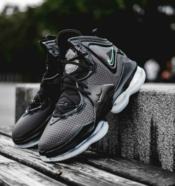 First Copy Shoes Nike Lebron 19 Black Aqua