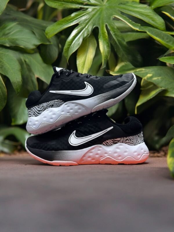 First Copy Shoes Nike ReNew Ride 3 Black Zebra