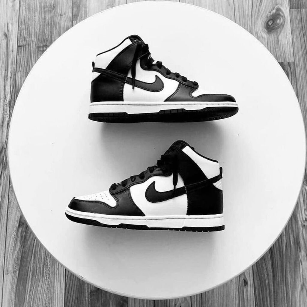 First Copy Shoes Nike Dunk High Panda Black White