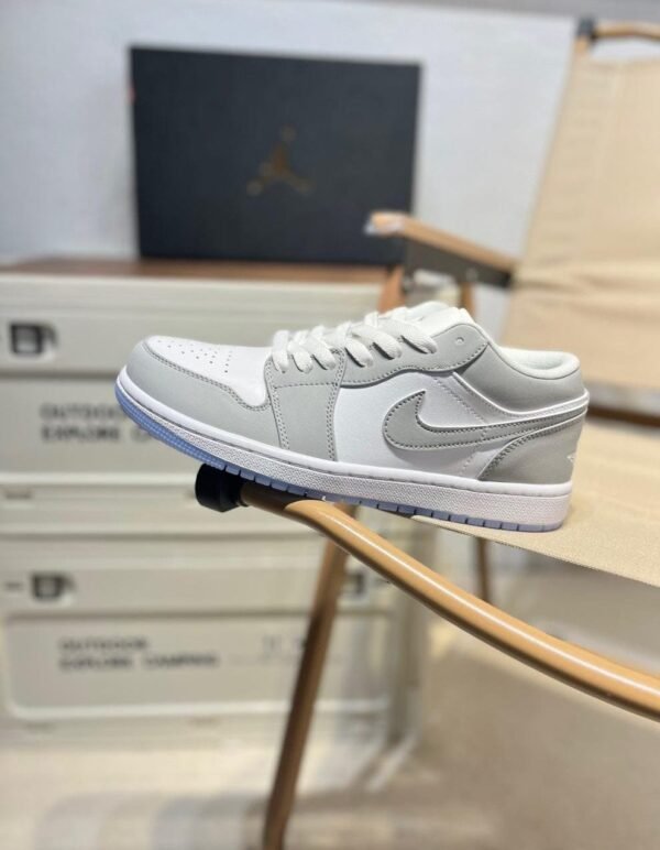 First Copy Shoes Nike Air Jordan Retro 1 Low Wolf Grey