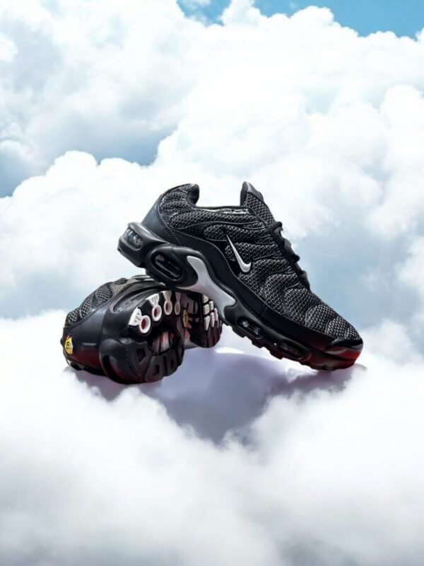 First Copy Shoes Nike AirMax Plus Metallic Black Silver