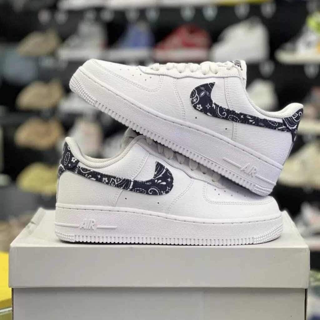 Nike Airforce 1 Paisley White Black