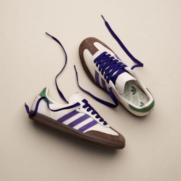 First Copy Shoes Adidas Samba Core Purple Green