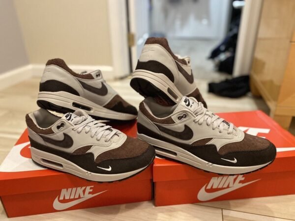 First Copy Shoes Nike Airmax 1 Brown Stone