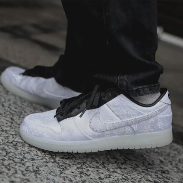 First Copy Shoes Nike Dunk Low Clot x Fragment White