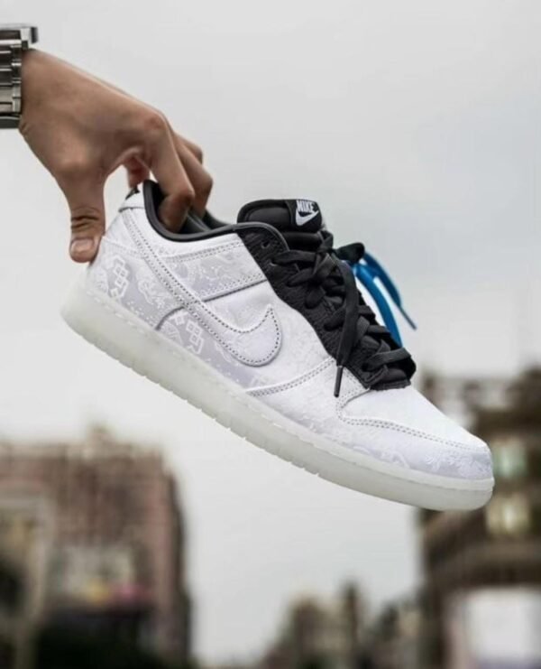 First Copy Shoes Nike Dunk Low Clot x Fragment White