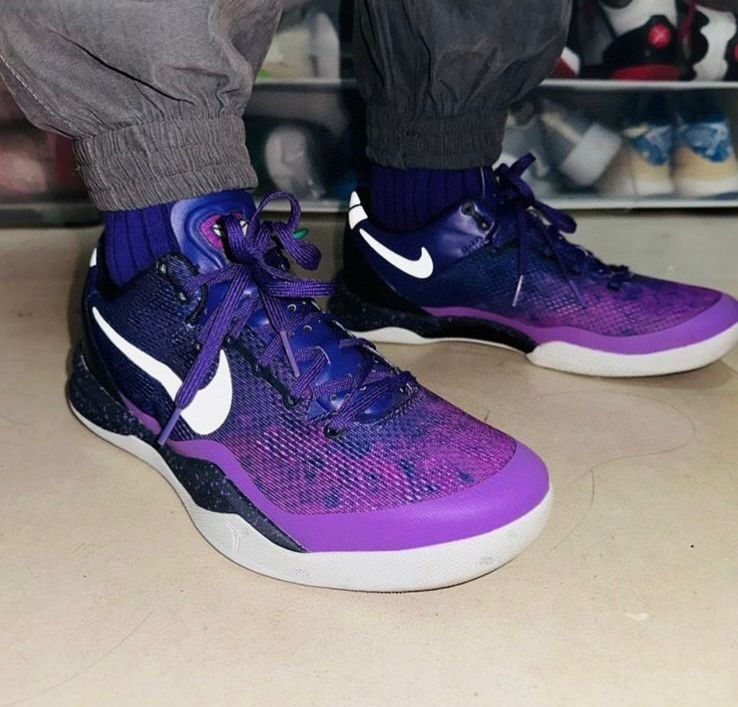 Nike kobe 8 purple gradient best sale