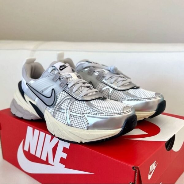 First Copy Shoes Nike V2k Run Metallica Sliver