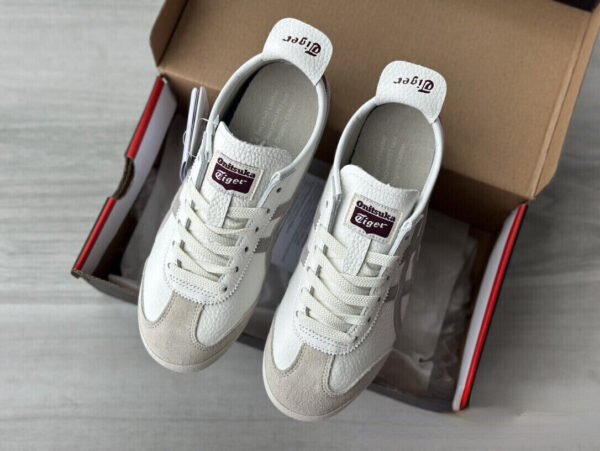 First Copy Shoes Onitsuka Tiger Mexico 66 White-Grey Berry