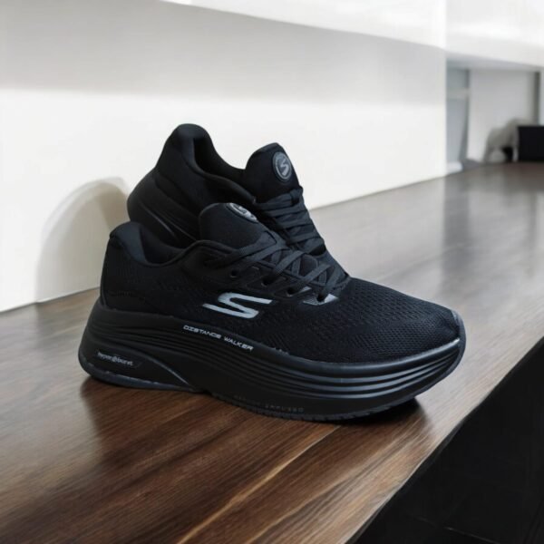 First Copy Shoes Skechers Go Walk Distance Walker Triple Black