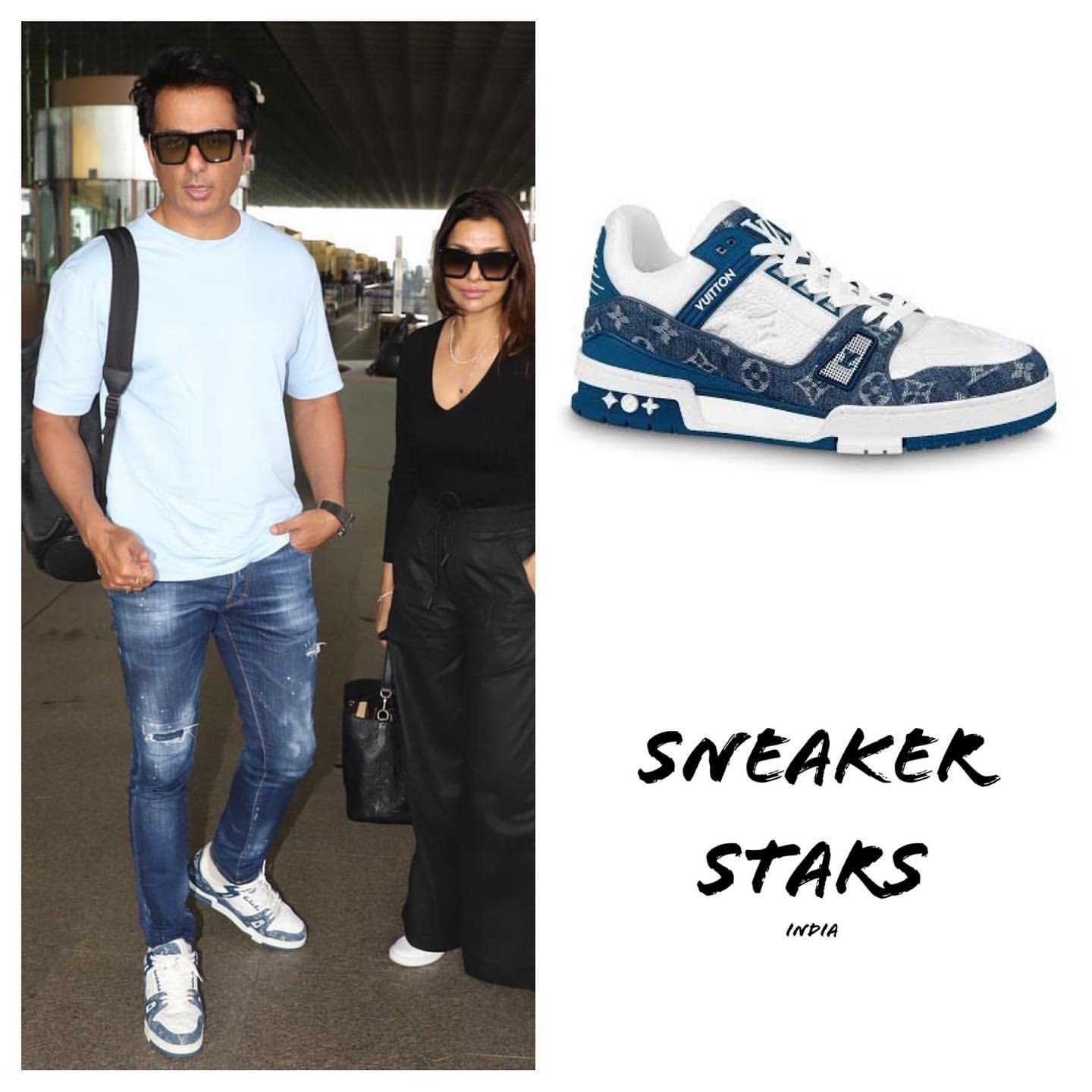 Sonu Sood wearing Louis Vuitton LV Trainer