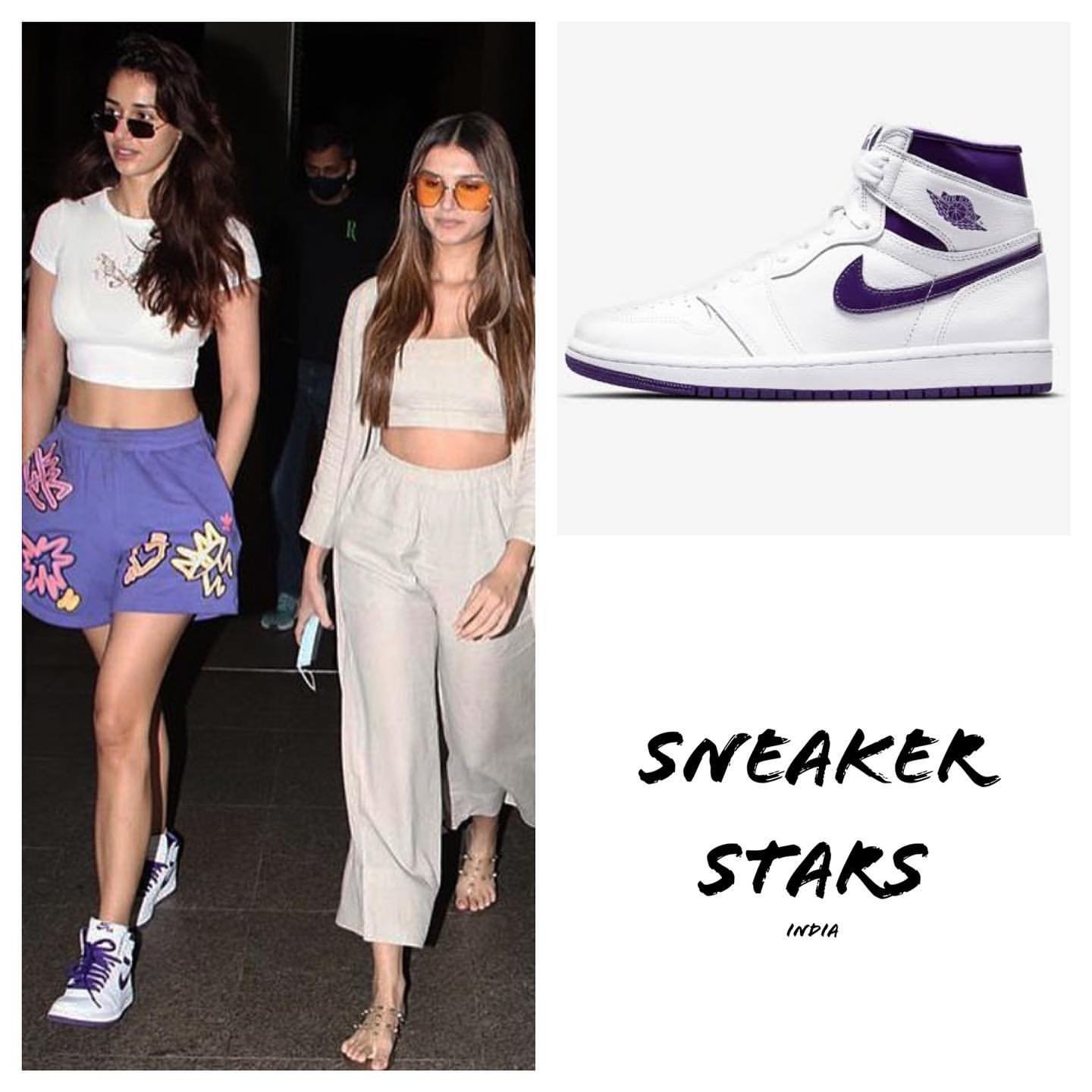 Disha Patani wearing Nike Air Jordan 1