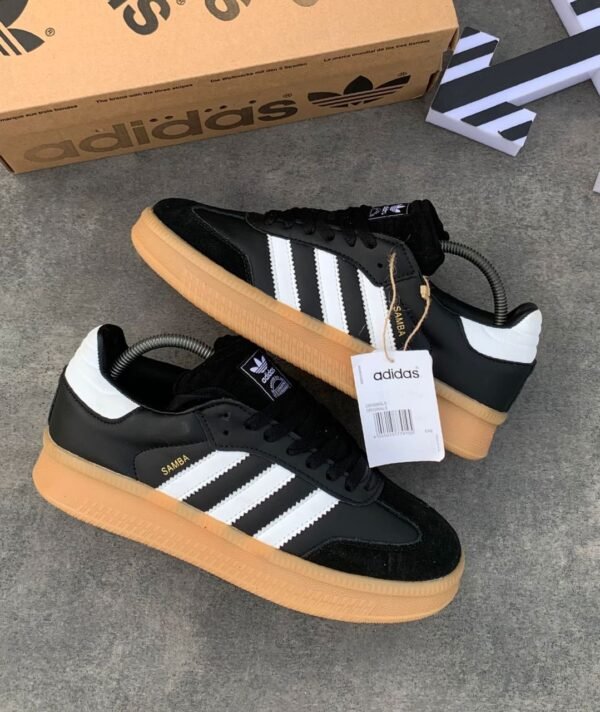 First Copy Shoes Adidas Palace x Puig Samba Black