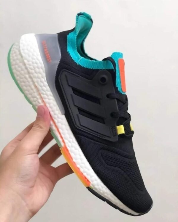 First Copy Shoes Adidas Ultra Boost 22 Black Sky Rush Turbo