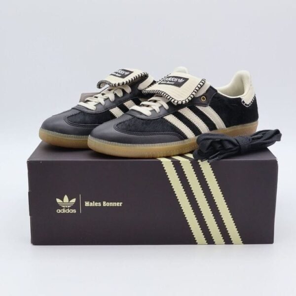 First Copy Shoes Adidas X Wales Bonner Samba Pony Tonal Core Black