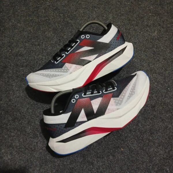 First Copy Shoes New Balance SC Elite V4 White Black-Red